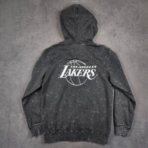 Los Angeles‎ Lakers Sportiqe Mick Hoodie Mens Medium Asphalt Full Zip Sweatshirt